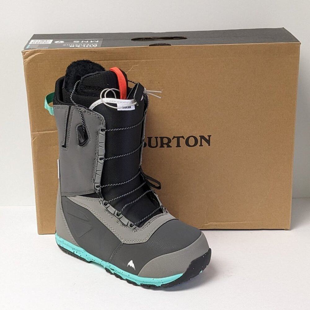 Burton Gray Black Teal Snowboard Boot